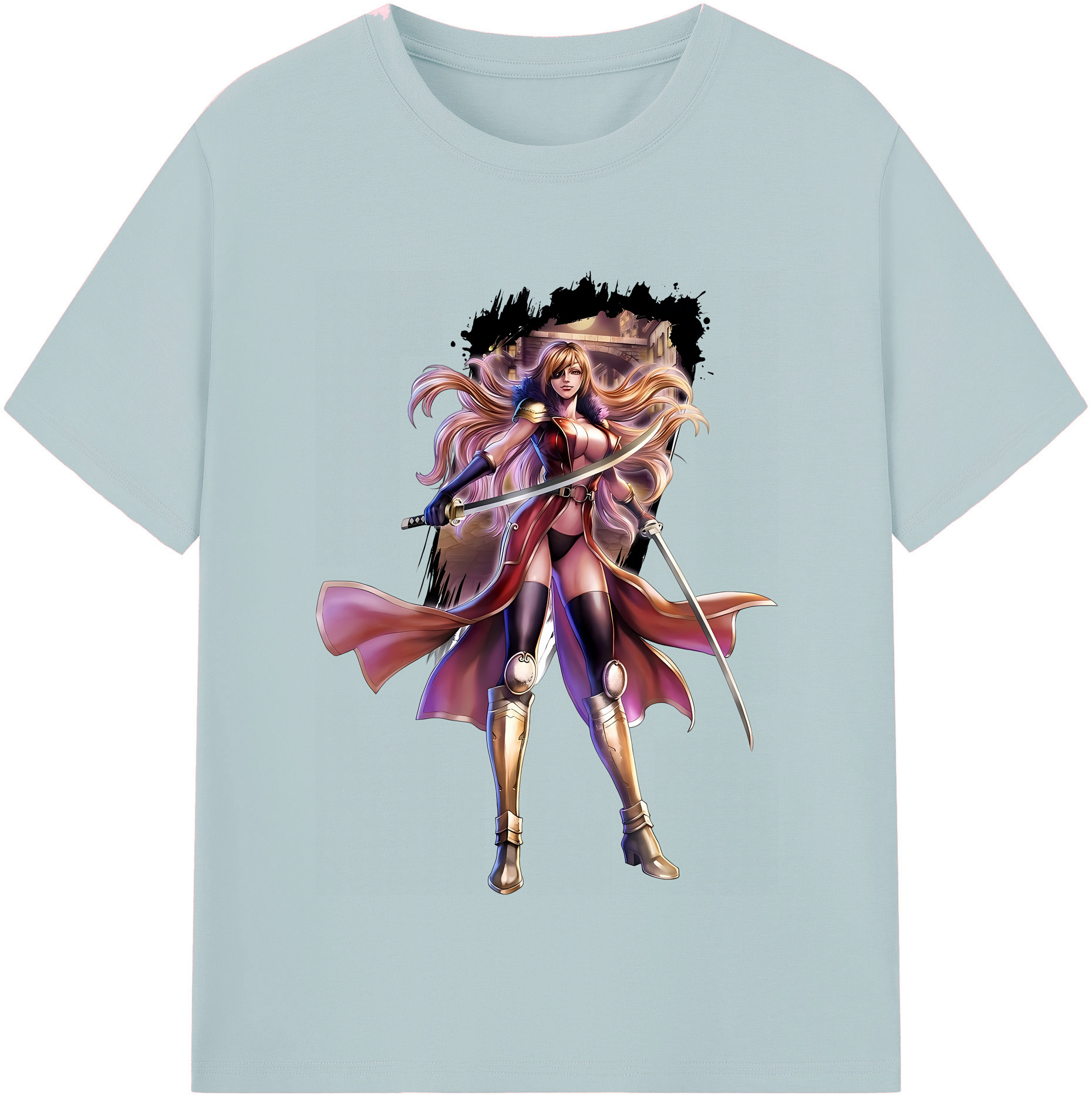 （画像用） 北斗の拳 Fist of the North Star 綿100％半袖Tシャツ（フロントプリント）